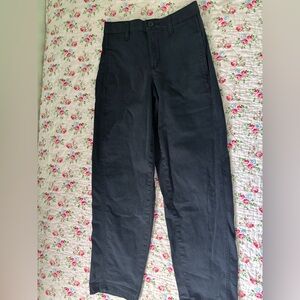 Lee Women's Dark Gray Denim Trousers